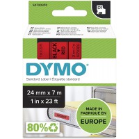 Dymo Ruban D1 24 mm x 7 m Noir/Bleu