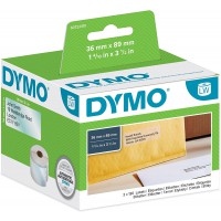 ETIQUETAS DYMO LABELWRITER 89x36 TRANSP 260U 99013