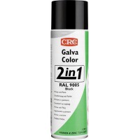 20581-HO - GALVACOLOR Imprimacion anticorrosion + color en un solo producto. RAL 9005 negro 500 ml
