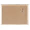Bi-Office Budget - Tableau d'Affichage en Liege, 40 x 30 cm, Double Face, Panneau avec Cadre en Bois