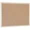 Bi-Office Budget - Tableau d'Affichage en Liege, 40 x 30 cm, Double Face, Panneau avec Cadre en Bois
