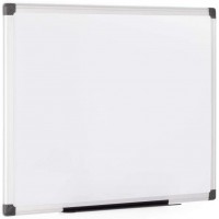 Bi-Office Maya Tableau blanc magnetique avec cadre en aluminium 60 x 45 cm Blanc