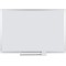 Bi-Office Tableau Blanc New Generation, Magnetique en Acier Laque, Cadre en Aluminium, Porte-Marqueur Coulissant, 90 x 60 cm