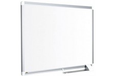 Bi-Office Tableau Blanc New Generation, Magnetique en Acier Laque, Cadre en Aluminium, Porte-Marqueur Coulissant, 60x45 cm