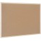 Bi-Office Budget - Tableau d'Affichage en Liege, 90 x 60 cm, Double Face, Panneau avec Cadre en Bois
