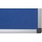 Bi-Office Tableau d'Affichage en Feutre Bleu Maya, Cadre en Aluminium, 90x60 cm