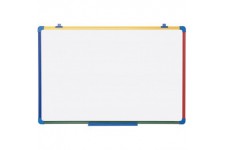 Bi-Office Schoolmate Tableau blanc 600 x 450 mm avec Cadre 4 couleurs