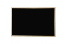 Bi-Office Basic Tableau a  craie Noir 40 x 30 cm Cadre en Pin