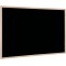Bi-Office Basic Tableau a  craie Noir 80 x 60 cm Cadre en Pin