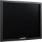Bi-Office Optimum Tableau a  craie Noir 60 x 45 cm Cadre en MDF Noir Mat