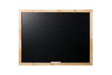 Bi-Office Optimum - Tableau a  Craie Noir, 60 x 45 cm, Cadre en Bois de Pin