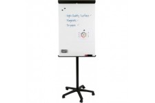 Bi-Office Chevalet de Conference Mobile, Magnetique, Sans Cadre 70x100 cm