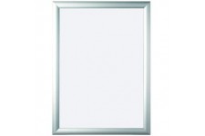 Bi-Office VT560415370 Tableau d'affichage avec Cadre systeme de clip Gris