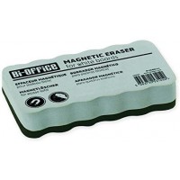 Bi-Office Brosse Effaceur Magnetique Leger, Pour Tableau Blanc, 110 x 55 x 23 mm
