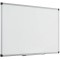 Bi-Office Maya Tableau blanc emaille avec cadre en aluminium 90 x 60 cm Blanc