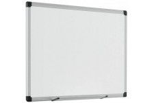 Bi-Office Maya Tableau blanc emaille avec cadre en aluminium 60 x 45 cm Blanc