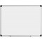 Bi-Office Maya Tableau blanc emaille avec cadre en aluminium 60 x 45 cm Blanc