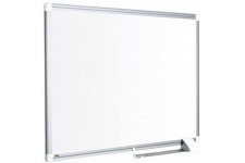 Bi-Office Tableau Blanc New Generation, Magnetique Emaille, Cadre en Aluminium, Porte-Marqueur Coulissant, 90 x 60 cm