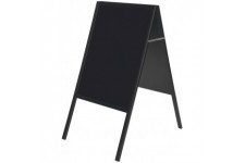 Bi-Office Tableau chevalet de trottoir 900 x 450 mm Noir