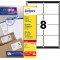 AVERY - (L7165-100) - Boite de 800 etiquettes d'expedition autocollantes, Personnalisables et imprimables, Format 99,1 x 67,7 mm