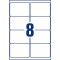 AVERY - (L7165-100) - Boite de 800 etiquettes d'expedition autocollantes, Personnalisables et imprimables, Format 99,1 x 67,7 mm