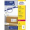 Avery Zweckform L7166-100 Paquet de 100 feuilles d'etiquettes d'expedition pour colis 99,1 x 93,1 mm (Import Allemagne)