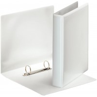 ESSELTE classeur A5, blanc, Dos de 40mm, mecanisme a 2 anneaux ronds