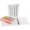 Esselte - Esselte Essentials - 49700 - Classeur a anneaux personnalisable - A4 - Capacite de 140 feuilles - Carton 