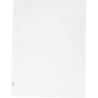 Esselte Quality, Pochettes Plastique Perforees A3 Portrait, Matiere Grainee Mate Transparente, Ouverture sur le haut, Polypropyl