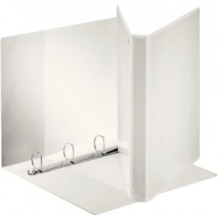 Esselte - Classeur a couverture personnalisable sur trois faces PP blanc - dos de 3,5 cm