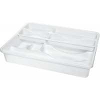 Plast Team 13920800 a Couverts avec verschiebbarem Utilisation, Blanc