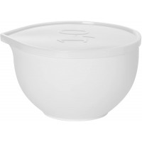 Plast Team 25110800 Super Bowl, 1 l, Polypropylene, Blanc