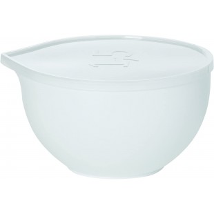 Plast Team 25120800 Super Bowl, 1.5 l, Polypropylene, Blanc