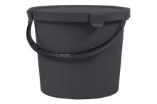 Plast Team Seau avec Couvercle, 10 l, Castle Rock, Taille Unique