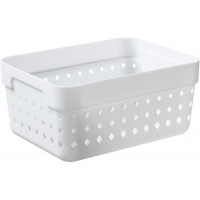 Plast Team Seaul Boite de rangement de bureau L Blanc