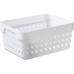 Plast Team Seaul Boite de rangement de bureau L Blanc