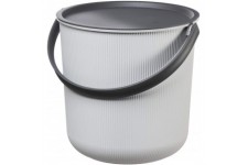 Plast Team Akita Seau de Rangement recycle 53 l Gris/Noir