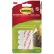 Command Bandes de Suspension pour Petites Photos, Lot de 12 Bandes Adhesives, Blanches - Fixation sans Dommage - Pour Posters, C