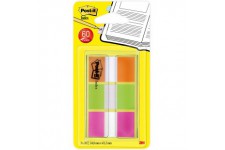 Post-it 680- OLP Devidoir de 3 x 20 Feuilles Marque-pages souples Multicouleur