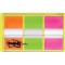 Post-it 680- OLP Devidoir de 3 x 20 Feuilles Marque-pages souples Multicouleur