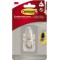 Crochet Metal Deco Nickel Brosse Petit Modele Command FC11-BN