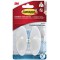 Command 3m Crochet pour Salle de Bain, Plastique, Blanc Noir