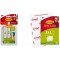 Command Pack de 12 Languettes Repositionnables : 8 larges, 4 moyennes & Languettes Accroches Tableaux Moyen Modele, blanc, PH204