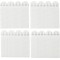 Command Pack de 12 Languettes Repositionnables : 8 larges, 4 moyennes & Languettes Accroches Tableaux Moyen Modele, blanc, PH204