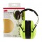 3M Casque antibruit enfant Peltor H510AK, vert fluo. Taille ajustable. Contre des niveaux de bruit de 87 a  98 dB (SNR : 27dB) 