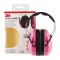 3M Casque antibruit pour enfants Peltor H510AK, rose. Taille ajustable. Contre des niveaux de bruit de 87 a  98 dB (SNR : 27dB) 