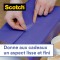 Scotch Ruban Adhesif pour Emballage Cadeau sur un Distributeur - 1 Rouleau - 19mm x 15m - Ruban Transparent Satine a  Utiliser s