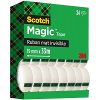 Scotch Magic Ruban Adhesif, 24 x 19 mm x 33 M