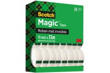 Scotch Magic Ruban Adhesif, 24 x 19 mm x 33 M