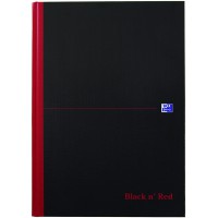 Oxford Black n' Red 400047607 Cahier A4 192 pages Noir